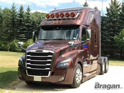 Dachträger + LED Spots Lampen Für Mack Pinnacle Edelstahl Front Lkw