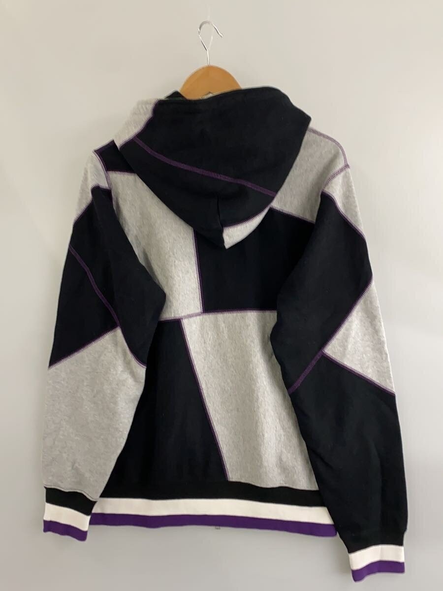 A BATHING APE 00s Patchwork Logo Zip Hoodie Black Used - Gem