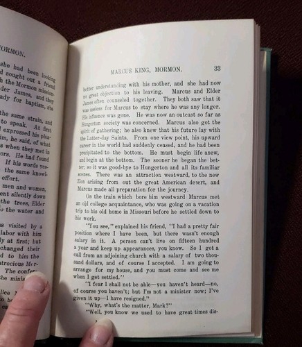 Marcus King Mormon Religion Religious Novel Nephi Anderson 1908 - Picture 4 of 9