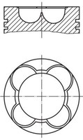 Mahle 227 PI 00141 000 Kolben