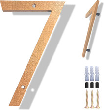 8 Inch Floating Modern House Numbers for outside Large House Numbers for Outside