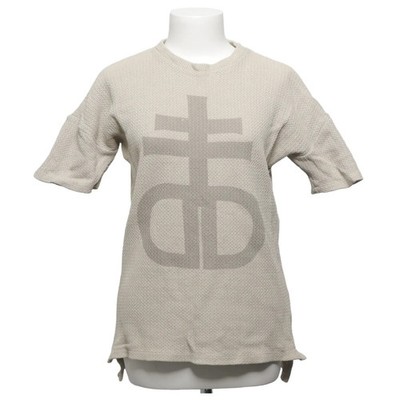 Drop Dead, Top, Größe: M, Beige, Baumwolle, Print, Damen #pC4