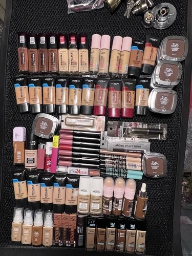 Makeup Reseller Lot L’Oreal Maybelline CoverGirl Foundation Lipstick Blush 85 Ct - product listing photo