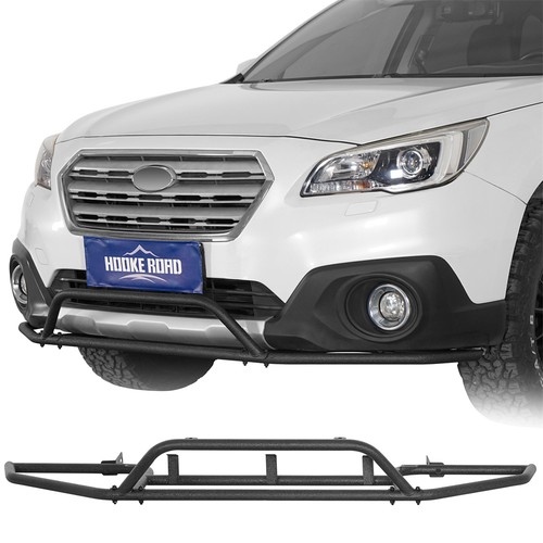 Fit 2015-2019 Subaru Outback Front Bumper Rally Tubular Steel Guard Clean Design