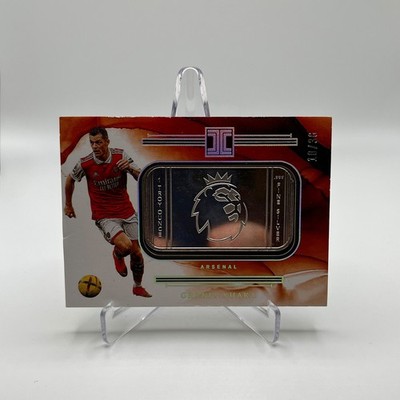 Granit Xkaka, Arsenal, Panini Impecable 10/36 (1 Feinunze Silbereinsatz)