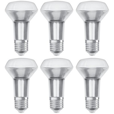 6 x Osram LED Glas Reflektor R63 5,9W = 60W E27 927 warmweiß 2700K Ra>90 DIMMBAR