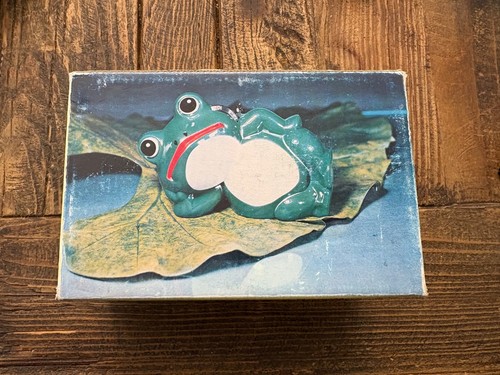 Vintage Tune-a-Frog  Radio New in Box - IT WORKS - Afbeelding 9 van 11