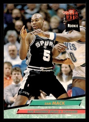 Ultra Sam Mack 1992 #357 San Antonio Spurs