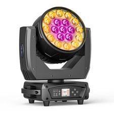 19x20W LED Zoom Moving Head Stage Light RGBW DMX Beam Wash Lighting DJ Disco Bar