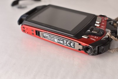 Casio EXILIM EX-G1 12.1MP Shock Resistant Digital Camera - Red