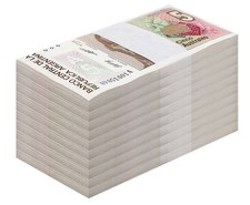 Argentina 5 Australes, 1985-1989 ND, P-324b, UNC X 1000 PCS Brick