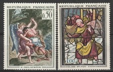 S59138 FRANCE 1963 MNH** Timbres Peintures 2V Neuf NGL 1376/1377