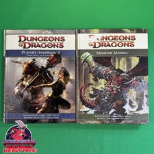 D D Set - Monster Manual - Player s Handbook 3 Hardcovers Wizards Of The Coast