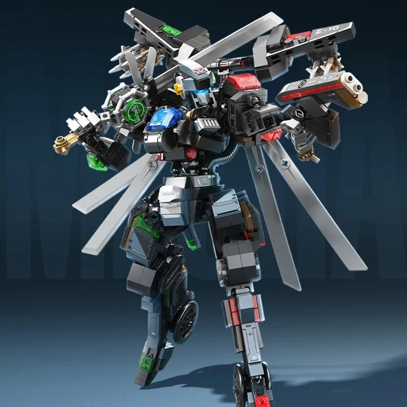 🤖 Transform! SEMBO BLOCK Mecha Warrior—763pcs Robot Bricks Gift - Image 2 of 4