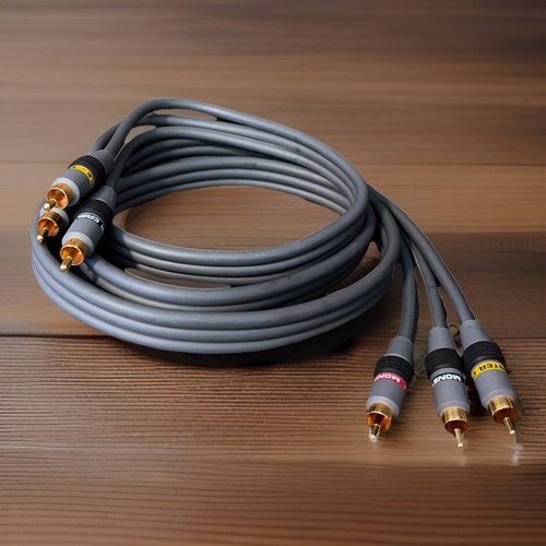 Monster Cable Interlink 100 + SV1 RCA Audio Video A/V Interconnect 5 Ft