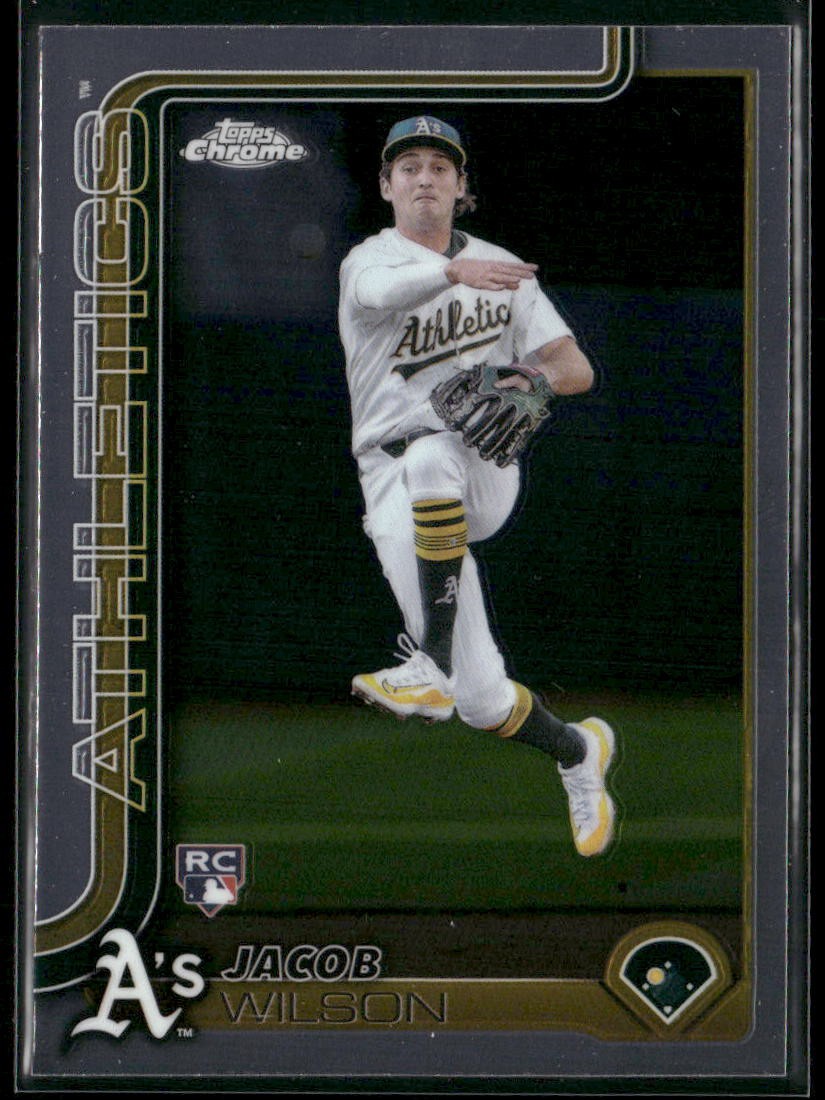 Jacob Wilson 2025 Topps Chrome Rookie Card #96
