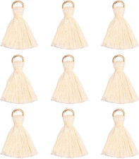 Wholesale Mini Tassel Charms Tiny Short Cotton Thread Tassels Bulk for Crafts an