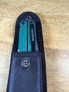 WORKPRO Multi Tool Pliers Stainless Steel EDC w/ Nylon Sheath Green
