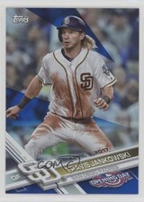 2017 Topps Opening Day Rainbow Blue Foil Travis Jankowski #164 xz4