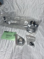 T&S Brass B-3950 Rotary Waste Drain Valve w/ Twist Handle Stainless Steel Sink