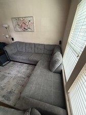 L-Shaped Sectional Sofa   Excellent Condition  5 year protection plan