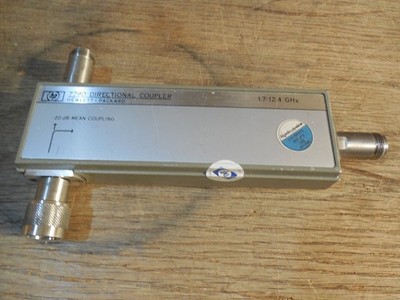 HP 779D Directional Coupler Hewlett Packard 1.7-12.4GHz 20dB