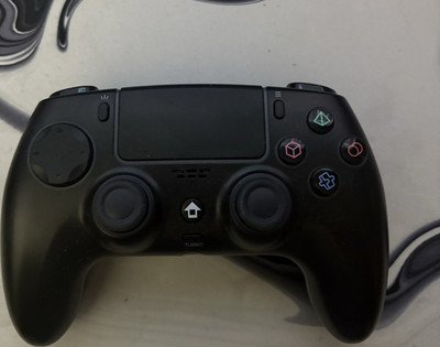 Gaming-Controller Schwarz mit Turbo-Funktion   Controller für Gaming