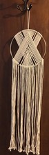 Dreamcatcher macrame ring wall hanging