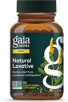 Gaia Herbs Natural Laxative - Relief from Occasional Constipation - Support for
