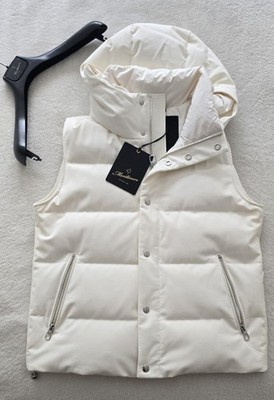 Montecore Daunenweste Weste Gr. 48 M - Creme - NEU - Moncler