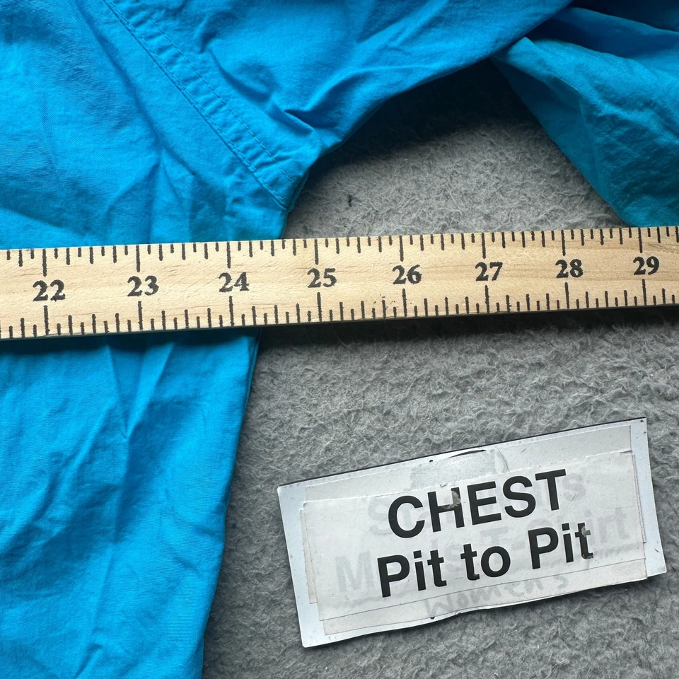 Vintage OP Ocean Pacific 720 Airborne Anorak Windbreaker Jacket Mens Large Blue - Image 3 of 4