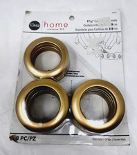 Dritz Home Round Curtain Grommets, 1-9/16-Inch Pewter New in Package