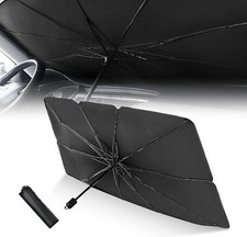 Foldable Reflective Windshield Sun Shade for Car, 55x31 Inches, Pr Size: 55 31