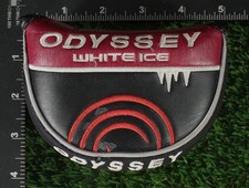 Odyssey WHITE ICE Mid Mallet Putter Headcover Black / Red / White  LH/RH