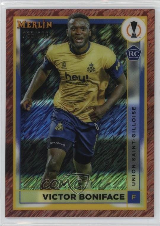 2022-23 Topps Merlin UEFA Club Competitions /299 Victor Boniface #142 05is