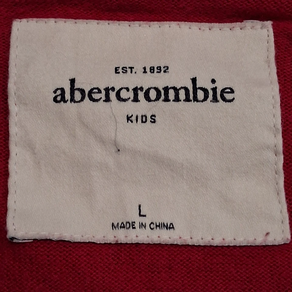 ABERCROMBIE KIDS Girls' Fuchsia Cardigan Sweater ~ Size Large With Pockets - Image 2 of 4