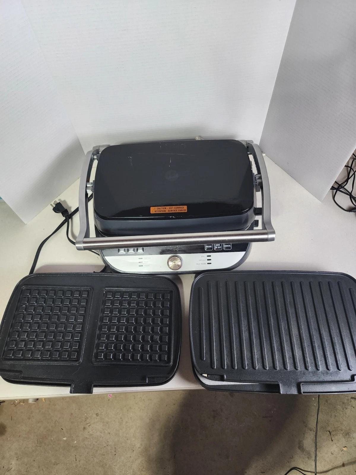 Pampered Chef Deluxe Electric Grill & Griddle 100348 Panini Press Sear Waffle
Opens in a new window 