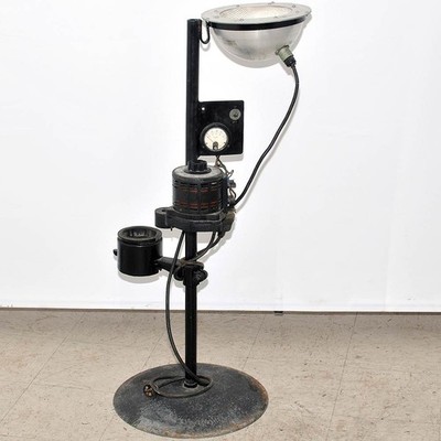 Vintage Glas-Col 7'' I.D. Heating Mantle 500W 115V w/Stand and Adjustable Control