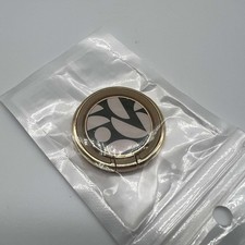 Gold Phone Ring Holder Grip Stand - Abstract Design Stick-On for Smartphones