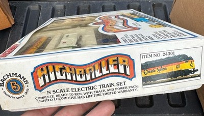 BACHMANN Highballer N Scale Electric Train Set Chessie System