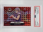 J.J. MCCARTHY 2024 MOSAIC NFL DEBUT ROOKIE RED VIKINGS RC PSA 10 Q0004