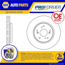 2x Brake Discs Pair Vented Front 293mm PBD8515 Proformer Set 45251SWAA00