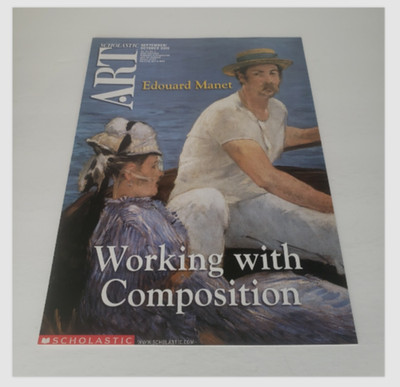 ART Scholastic Magazine Edouard MANET composition SEPT Oct 2000 Free Shipping