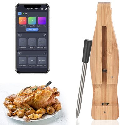 Wireless Meat Thermometer, 450Ft Meat Thermometer Digital, Smart APP Control Blu