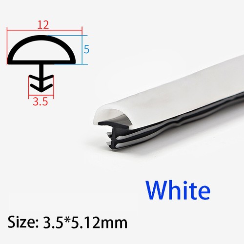 1M Wooden Door Seals Sealing Strips Rubber Frame Protect Gasket Draught Excluder - Picture 10 of 15