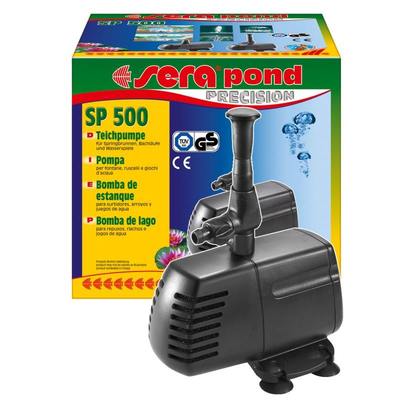 sera pond SP 500 Teichpumpe für Springbrunnen, Bachläufe, Wasserspiele   