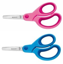 Westcott Safety Scissors 5" Softgrip Children Rounded Blunt Tips - Select Colour
