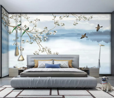 3D Classic Branch 2416 Wallpaper Mural Wall Print Wall Wallpaper Murals US Coco