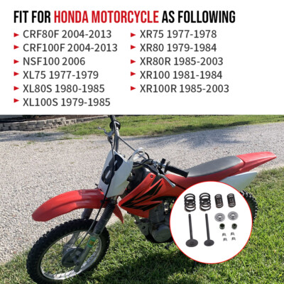Intake IN. Valves & Exhaust EX. Valves For Honda XL80S XR80 CRF80 XR100 | Steel | China | 6 Months Manufacturer Warranty Intake IN. Valves & Exhaust EX. Valves For Honda XL80S XR80 CRF80 XR100 | Steel | China | 6 Months Manufacturer Warranty