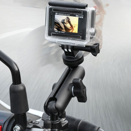 Motorrad Kamera Halter Lenker Spiegel Montage Halterung für GoPro - Bild 12 von 14